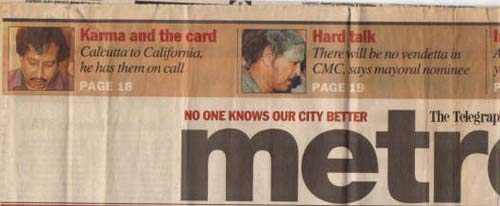 news coverage metro ,monday 3 july 2000